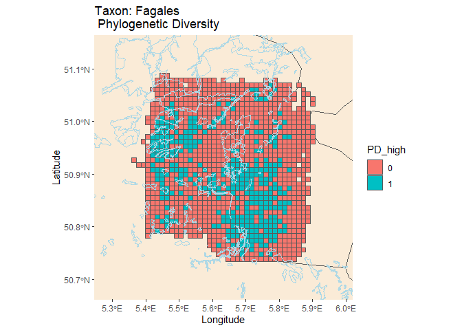 PD map cut off